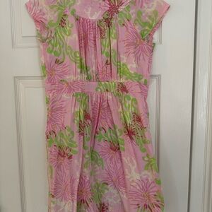 Pink Floral Kids Lilly Dress